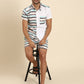 Joven Men's Multicolor Printed Co-Ords Set