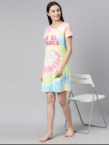 CURARE WOMENS TIE-DYE LONG TEE