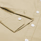 Men's Beige Solid Full Sleeve Slim Fit Casual Shirt