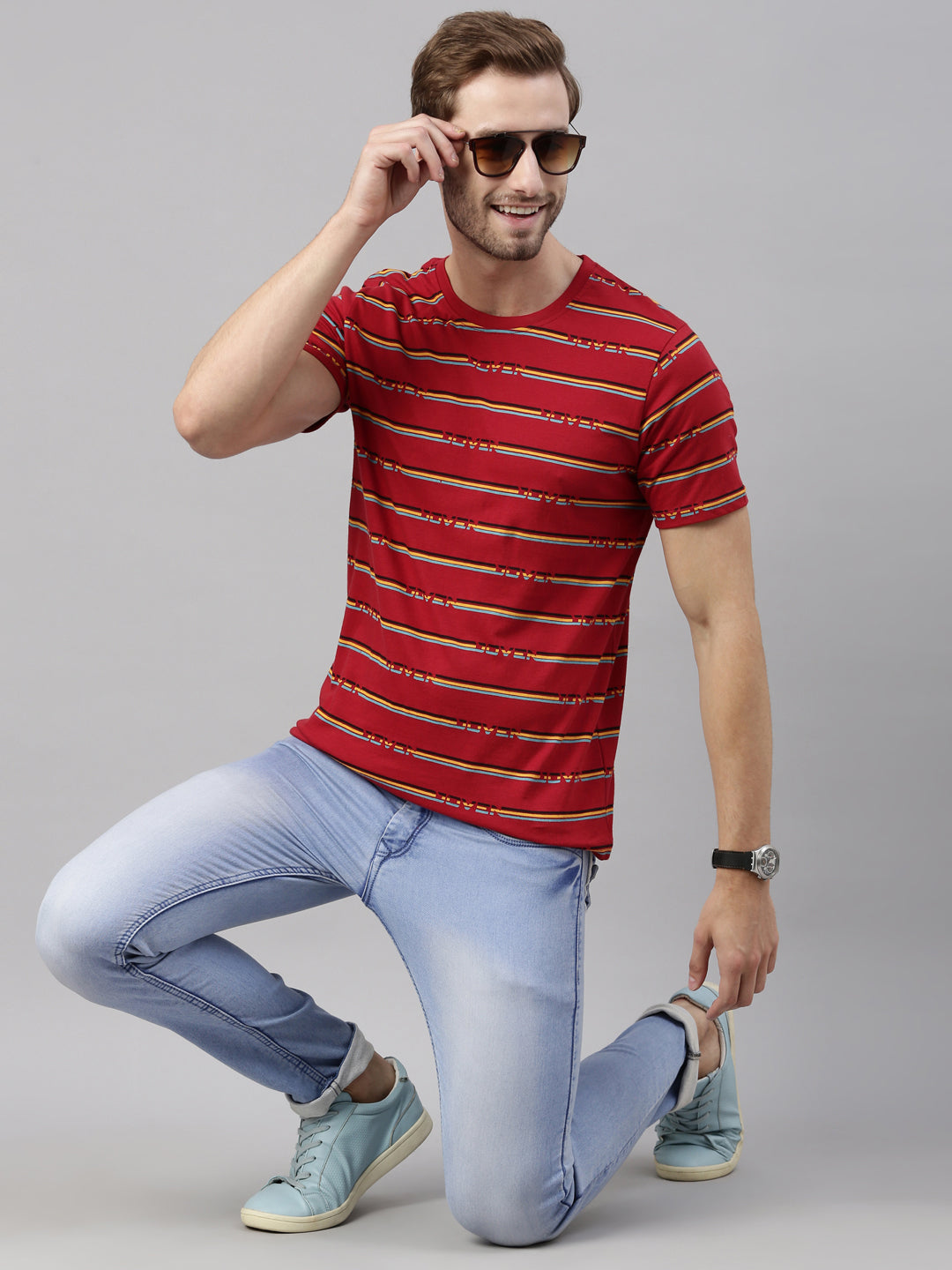 JOVEN MEN PRINTED T-SHIRT