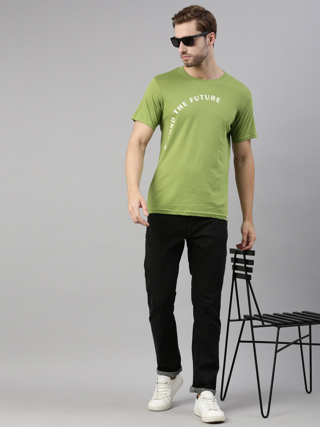 JOVEN MEN PRINTED T-SHIRT