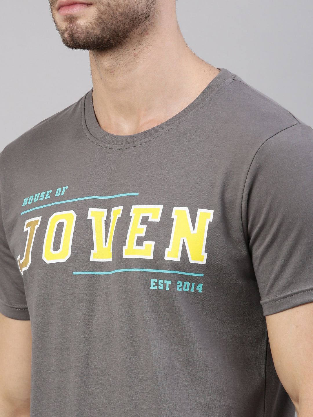 JOVEN MEN PRINTED T-SHIRT