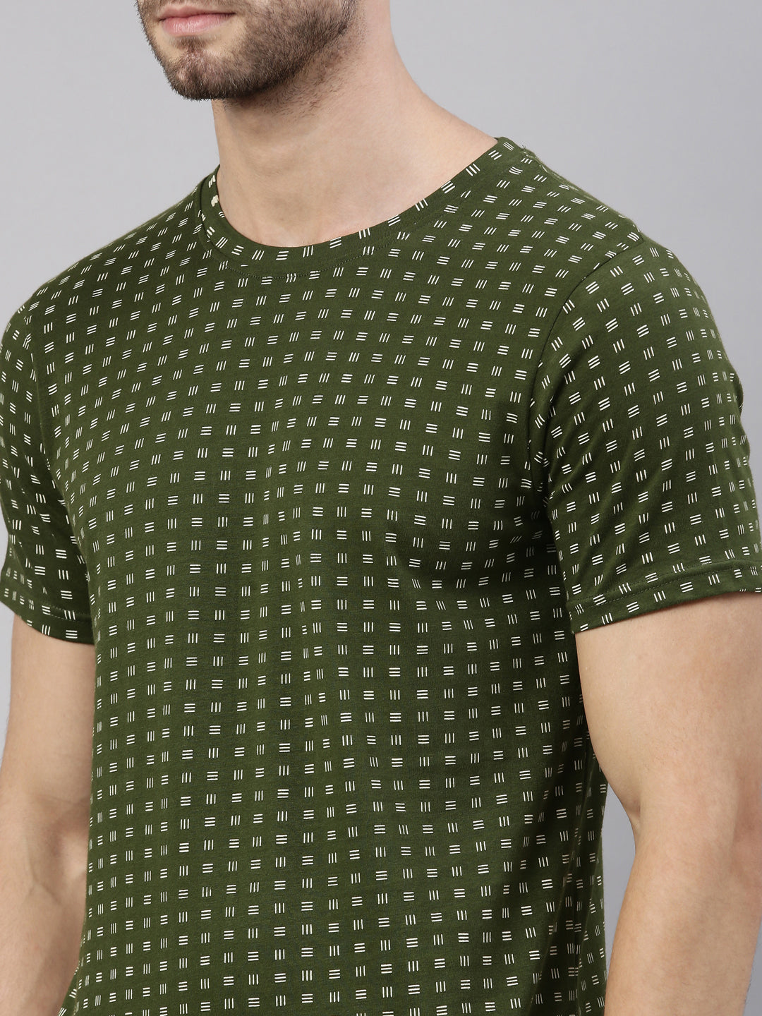 JOVEN MEN PRINTED T-SHIRT