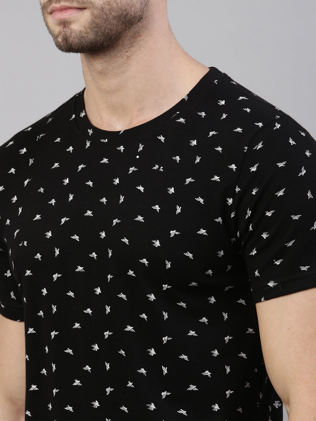 JOVEN MEN PRINTED T-SHIRT