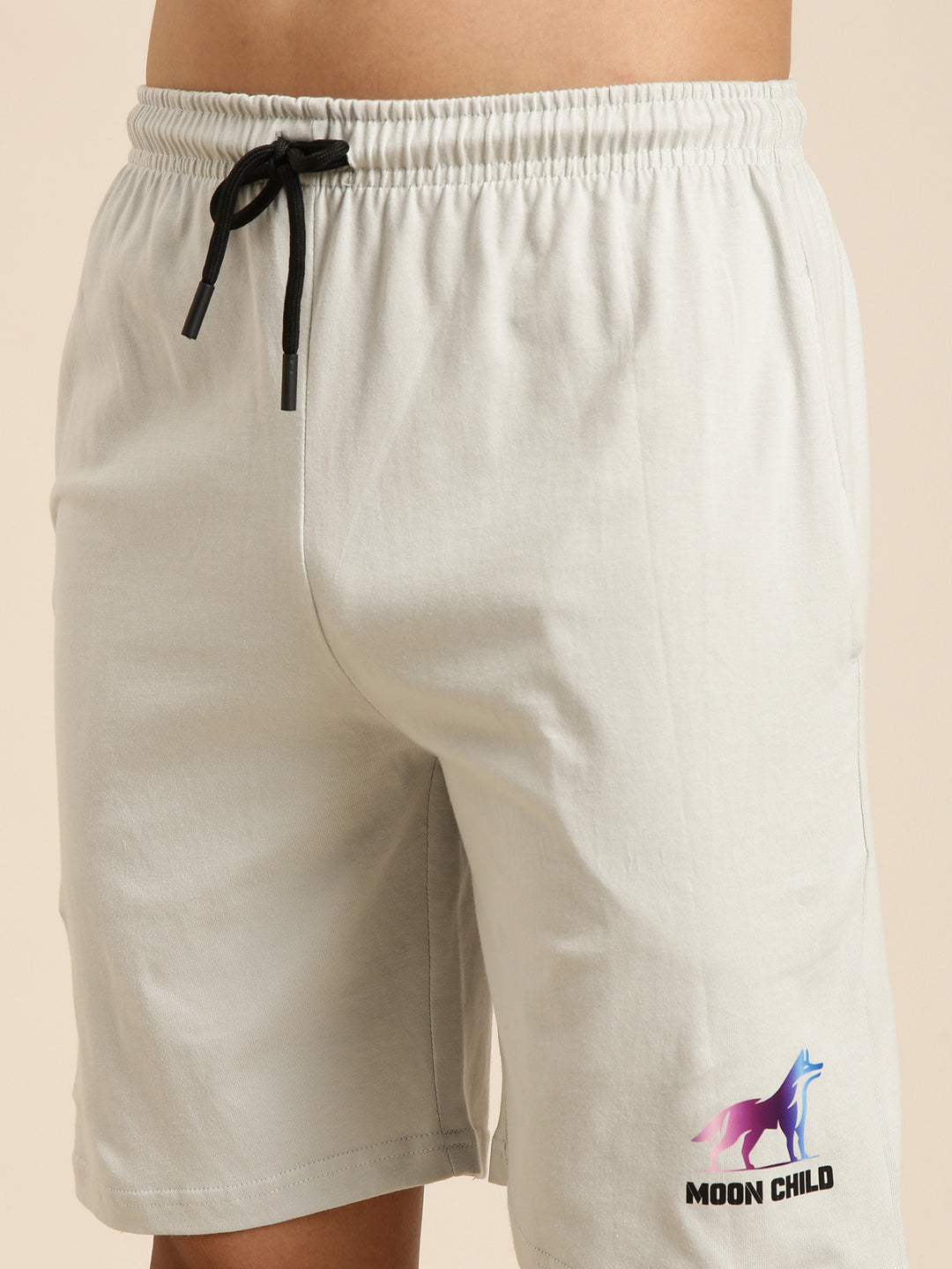 JOVEN Men Grey Printed Co-Ords Set