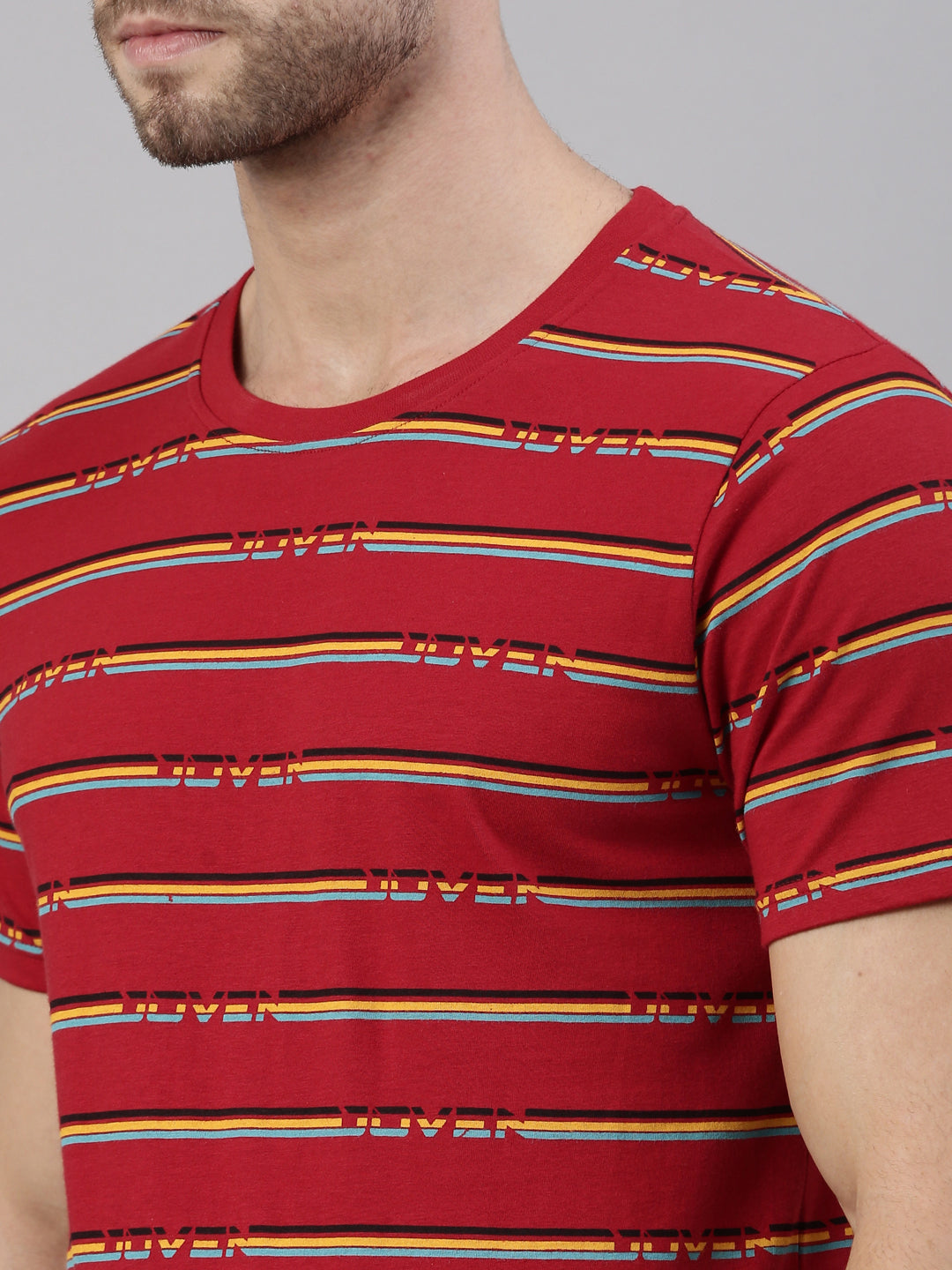 JOVEN MEN PRINTED T-SHIRT