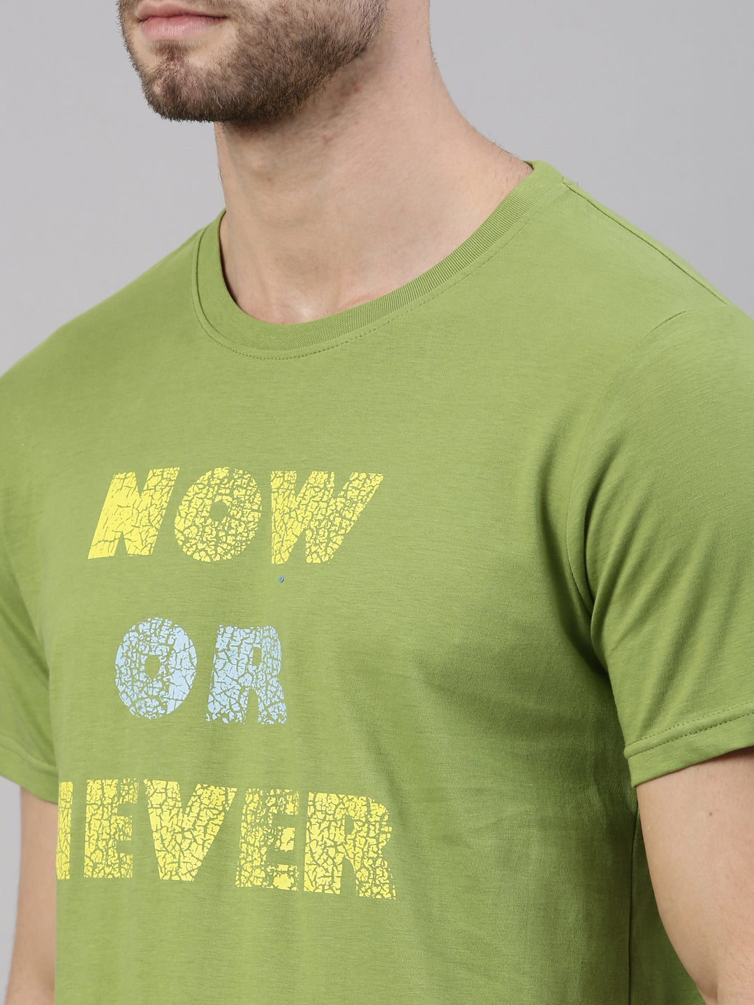 JOVEN MEN PRINTED T-SHIRT