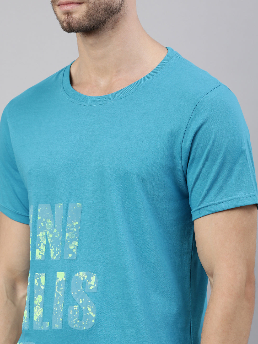 JOVEN MEN PRINTED T-SHIRT