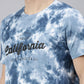 JOVEN MENS TIE-DYE CO-ORDINATED SET(T-SHIRT AND PANT SET)