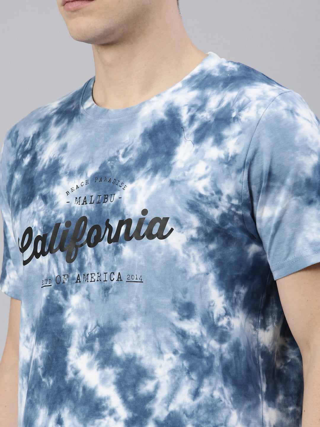 JOVEN MENS TIE-DYE CO-ORDINATED SET(T-SHIRT AND PANT SET)