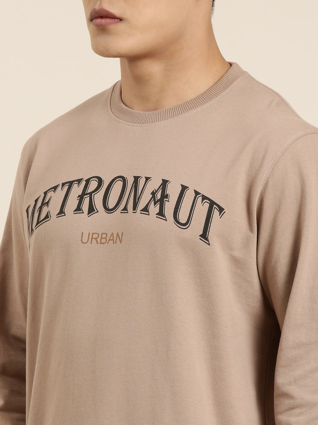 Men's Solid Round Neck Full Sleeve Sweatshirt