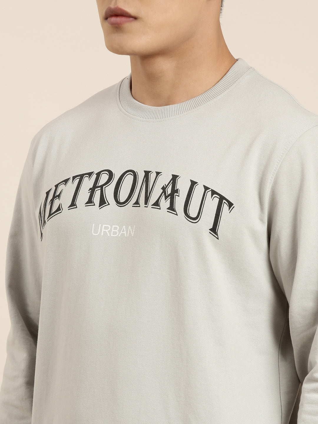 Men's Solid Round Neck Full Sleeve Sweatshirt