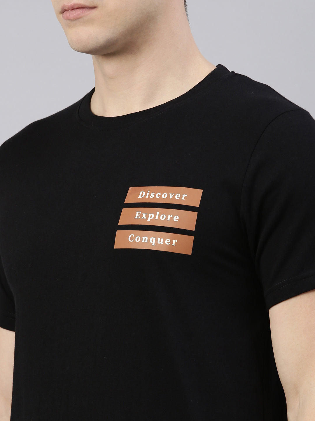 JOVEN MEN PRINTED T-SHIRT