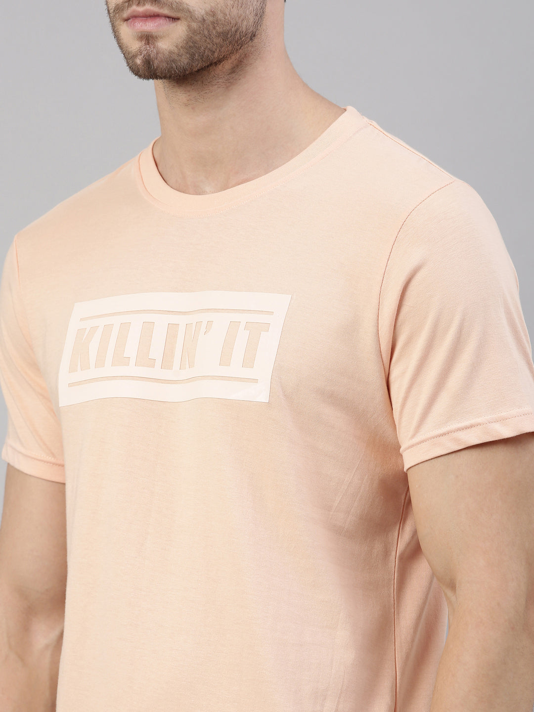 JOVEN MEN PRINTED T-SHIRT
