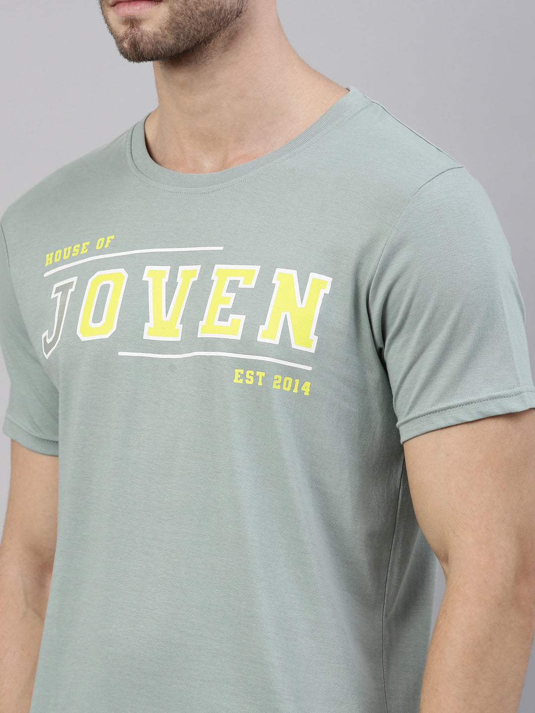 JOVEN MEN PRINTED T-SHIRT