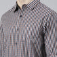 JOVEN Men Checked Pure Cotton Full Sleeve Casual Shirt