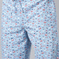 JOVEN Men Blue Printed Pyjama