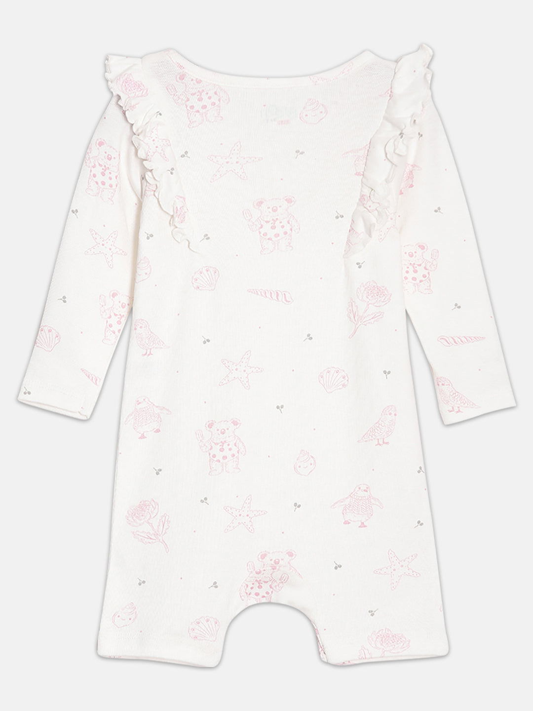 Broon Infant Baby Organic Cotton Full Sleeve Rompers