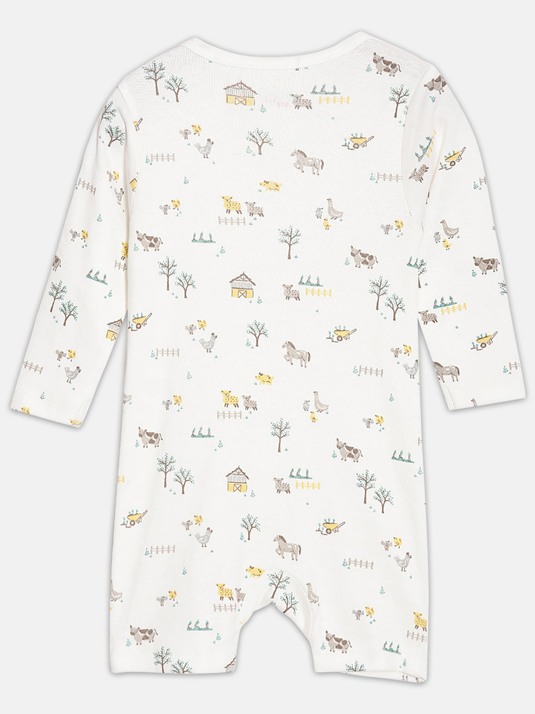 Broon Infant Baby Organic Cotton Full Sleeve Rompers