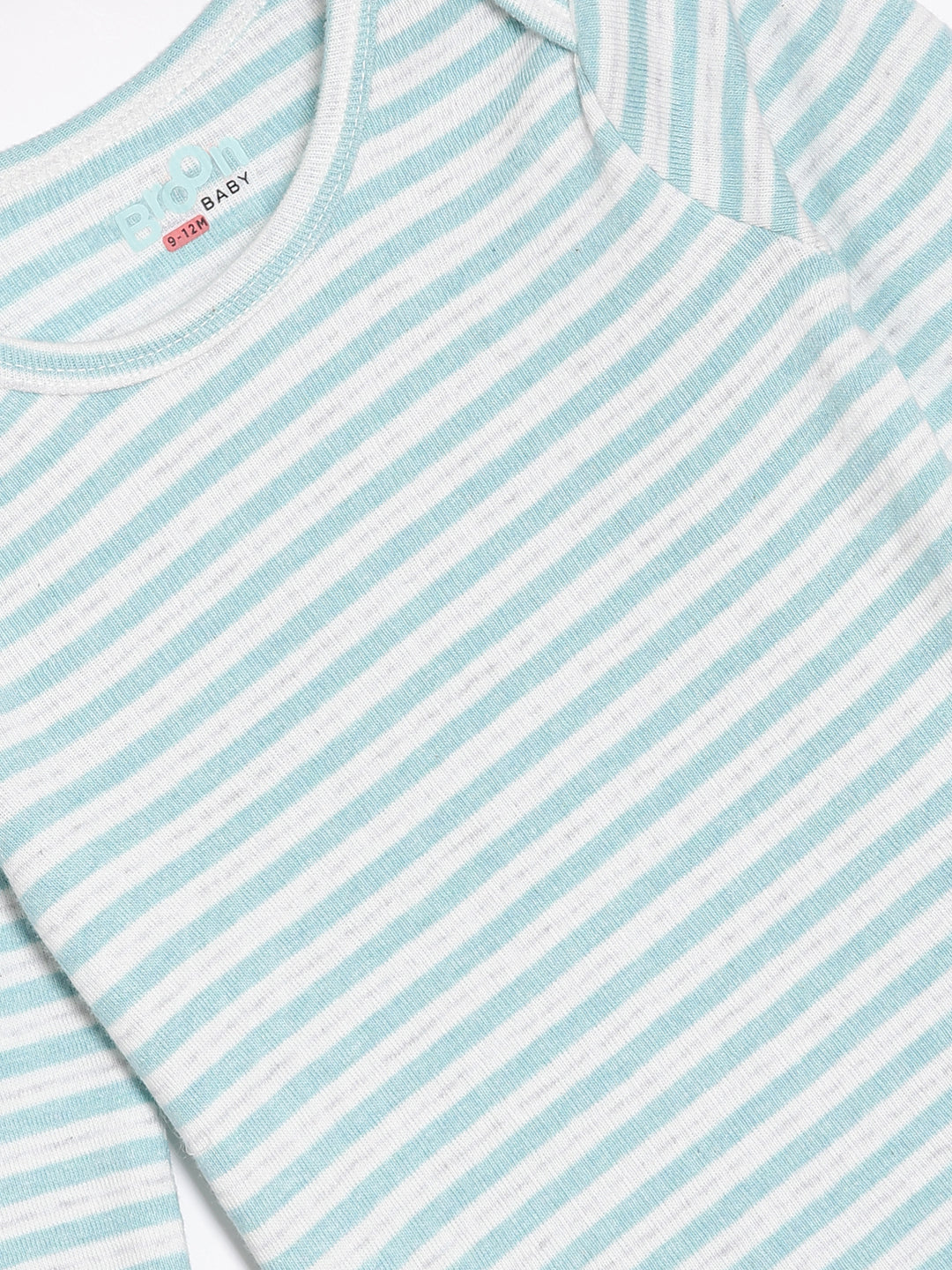 Broon Infant Baby Organic Cotton Short Sleeve Rompers