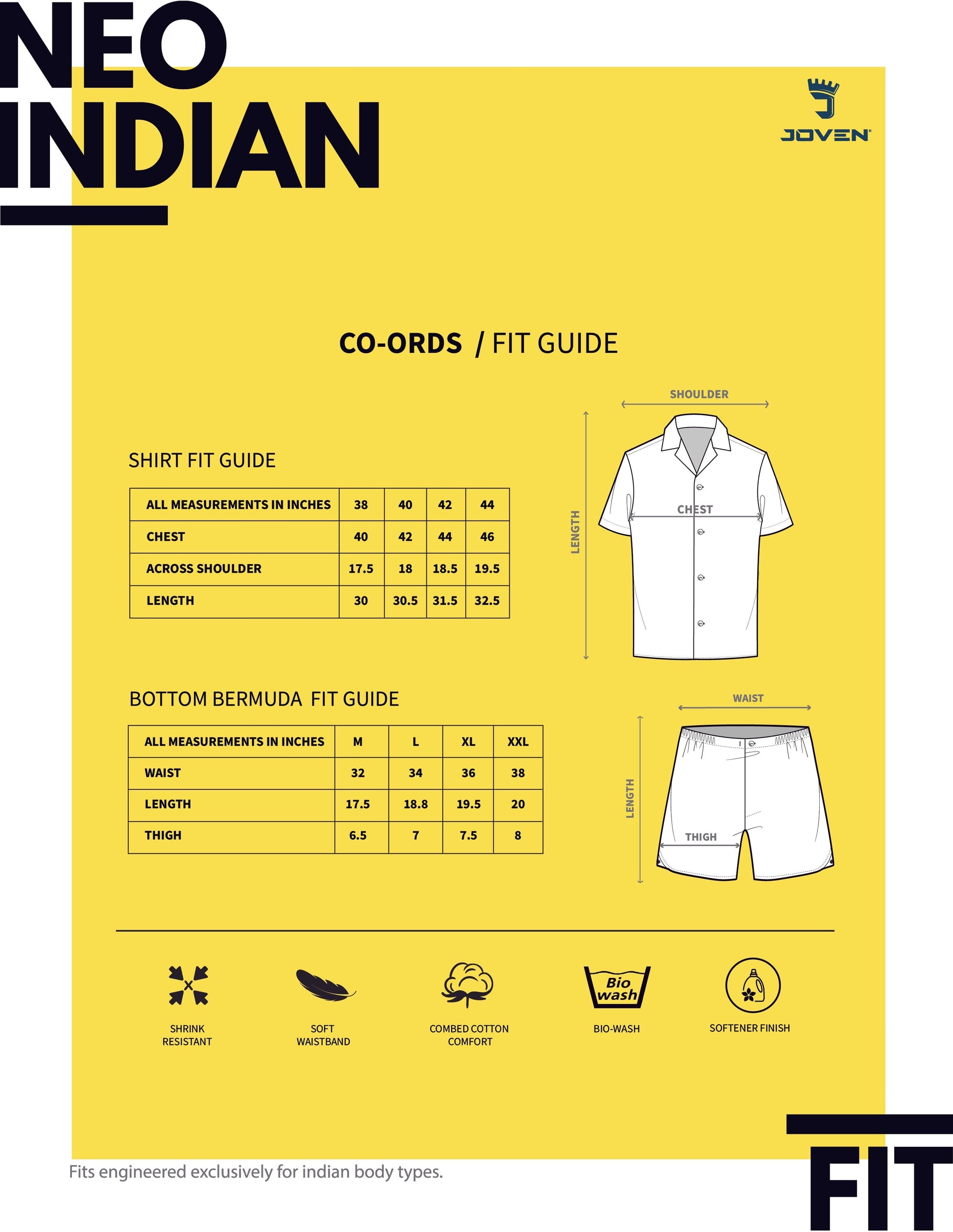 JOVEN MENS CO-ORDINATED SET