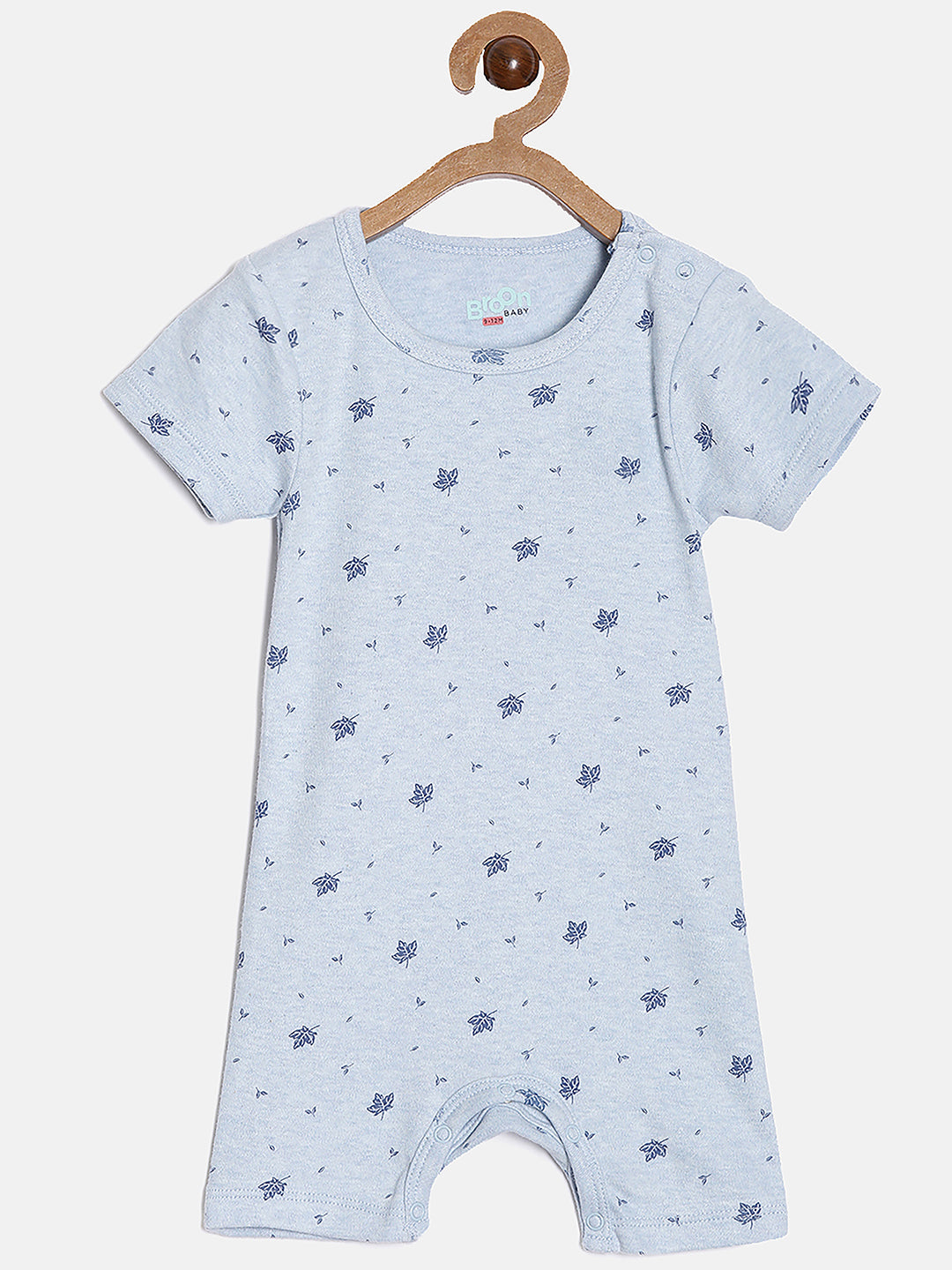 Broon Infant Baby Organic Cotton Short Sleeve Rompers