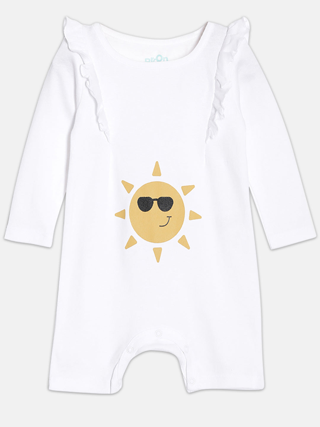 Broon Infant Baby Organic Cotton Full Sleeve Rompers