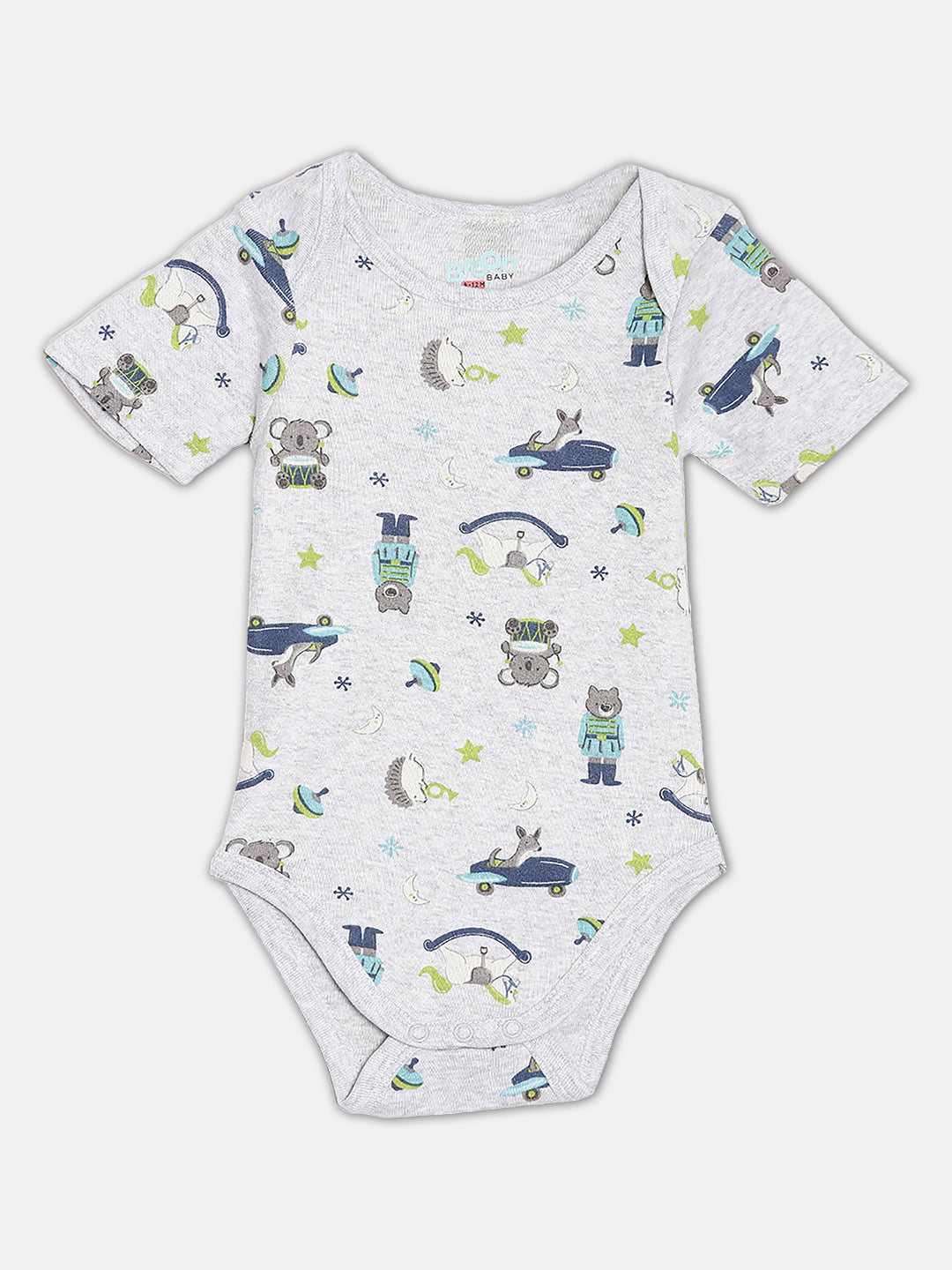 Broon Infant Baby Organic Cotton Short Sleeve Bodysuit