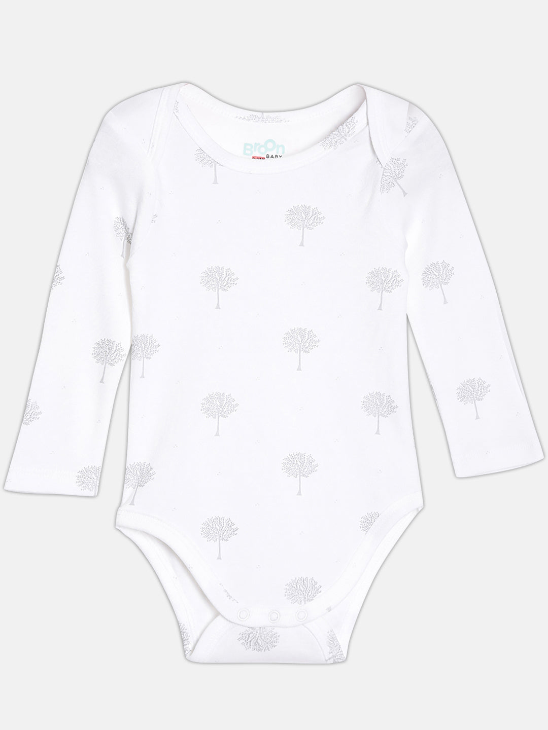 Broon Infant Baby Organic Cotton Short Sleeve Rompers