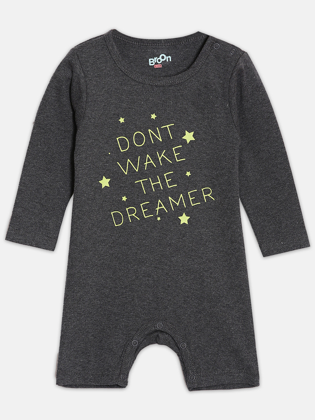 Broon Infant Baby Organic Cotton Full Sleeve Rompers