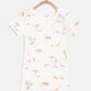 Broon Infant Baby Organic Cotton Short Sleeve Rompers