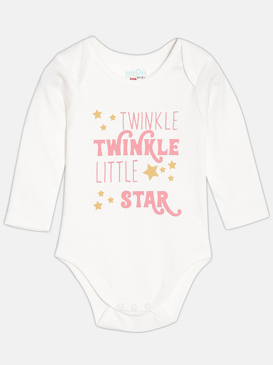 Broon Infant Baby Organic Cotton Short Sleeve Rompers