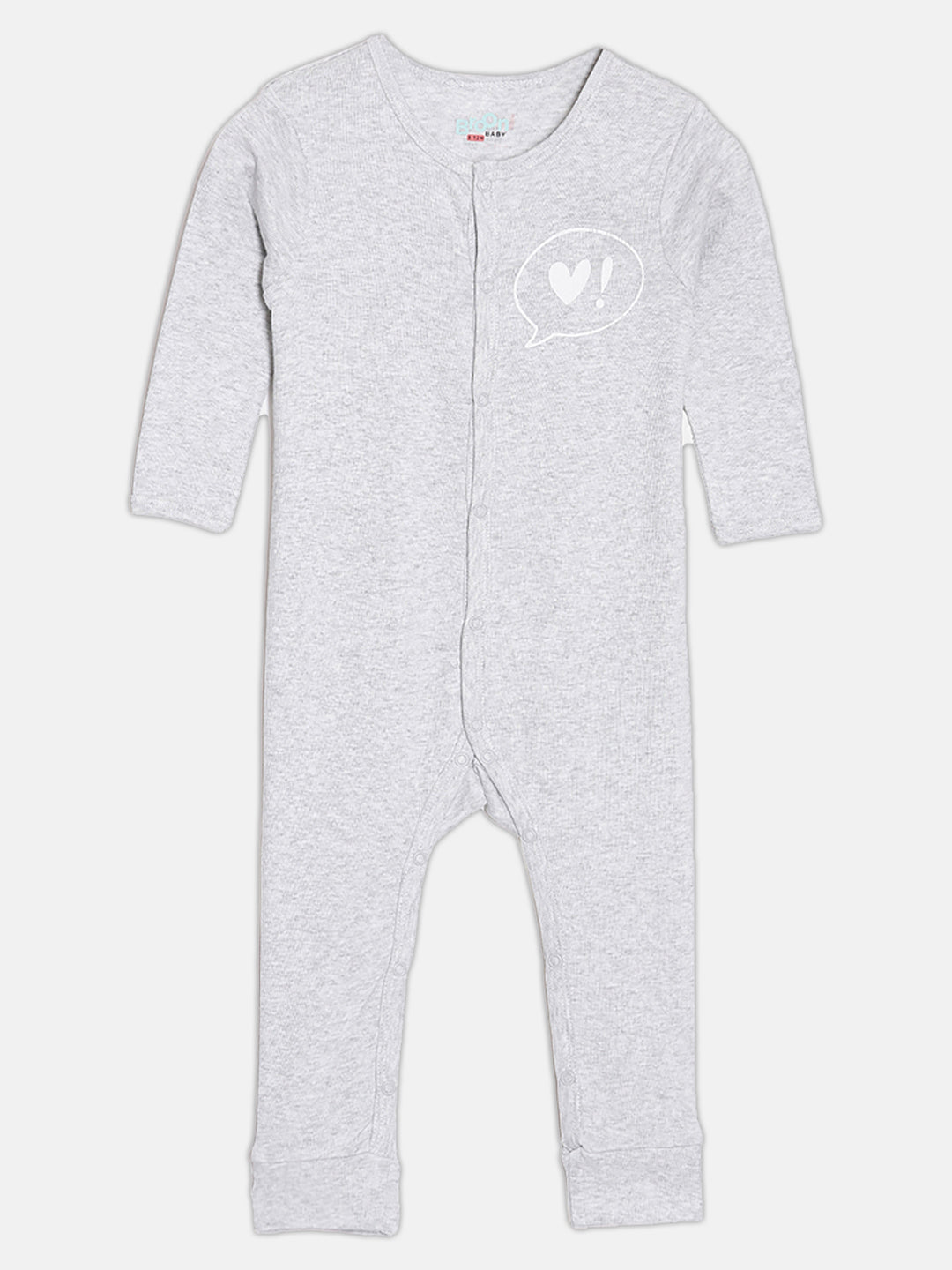 Broon Infant Baby Organic Cotton Full Sleeve Sleepsuit