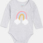Broon Infant Baby Organic Cotton Short Sleeve Rompers