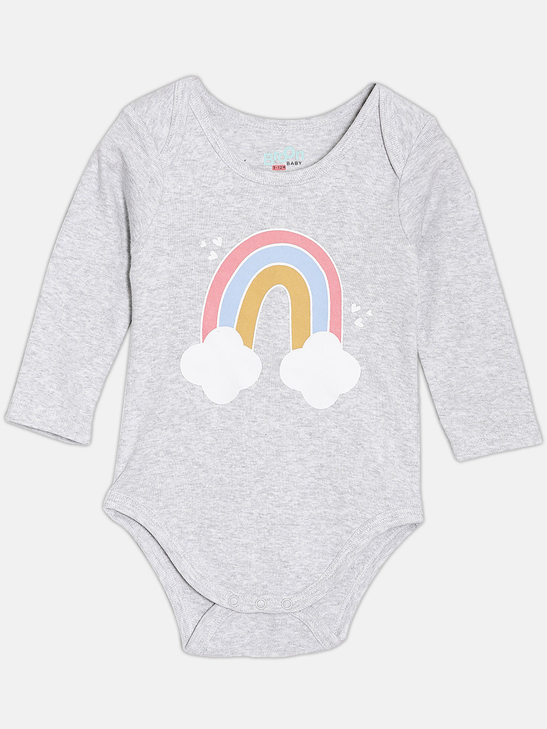 Broon Infant Baby Organic Cotton Short Sleeve Rompers