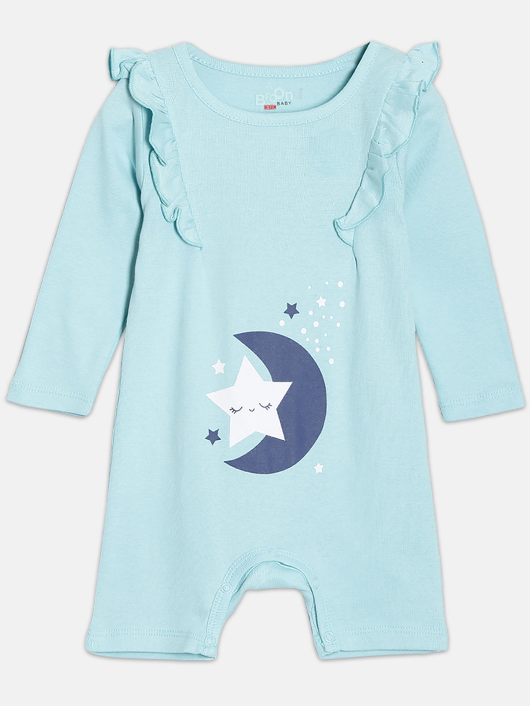 Broon Infant Baby Organic Cotton Full Sleeve Rompers