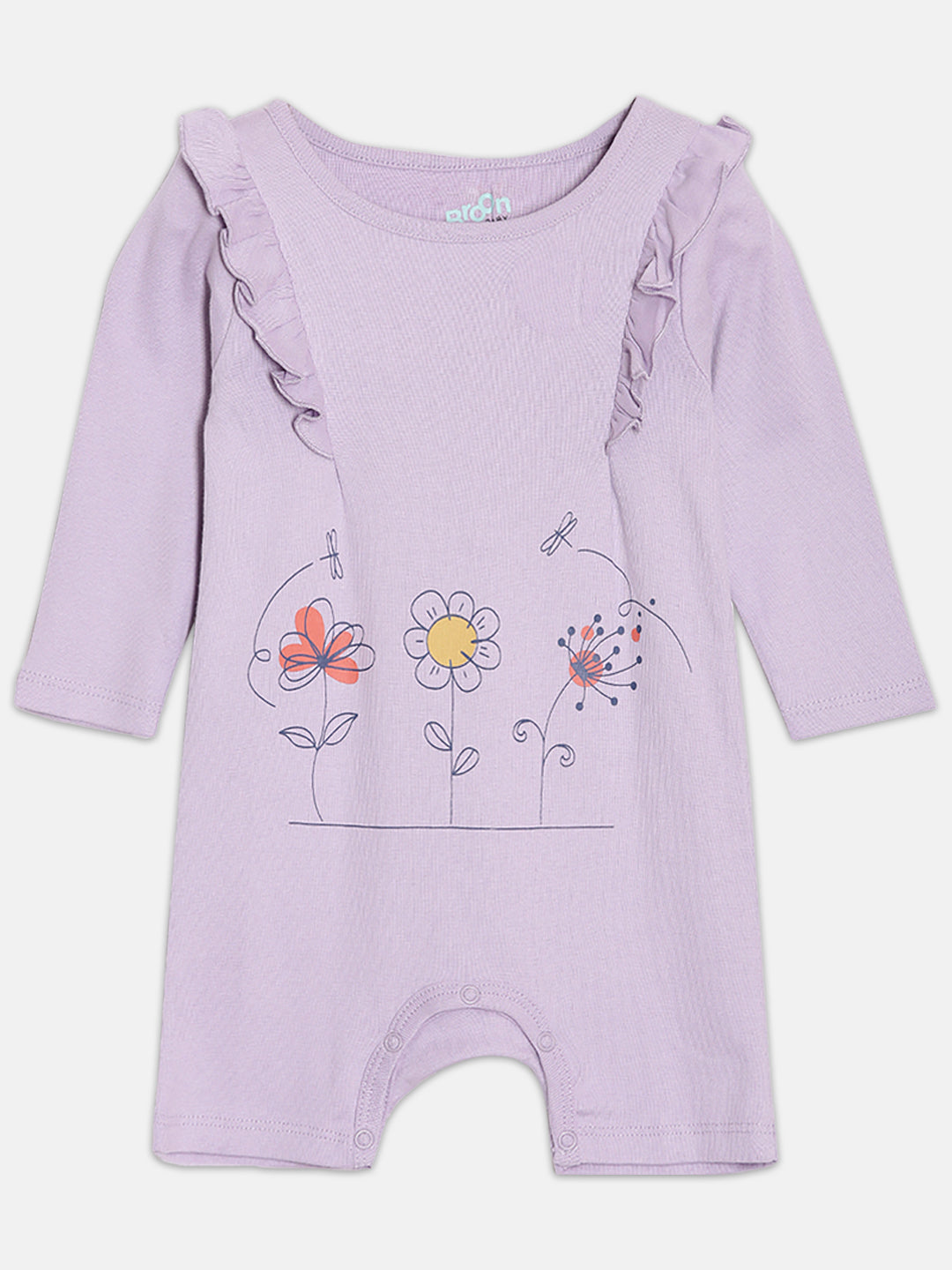 Broon Infant Baby Organic Cotton Full Sleeve Rompers