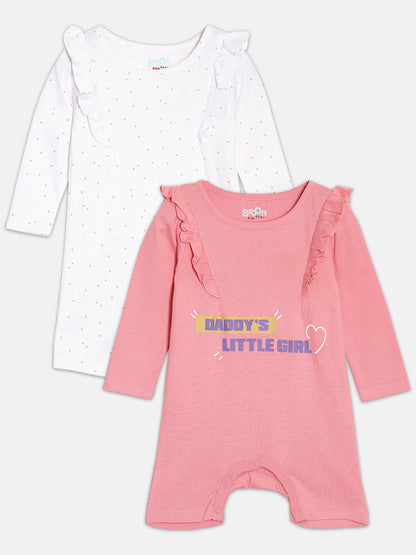 Broon Infant Baby Organic Cotton Full Sleeve Rompers