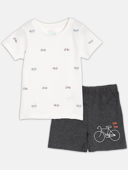 Broon Infant Baby Organic Cotton  T-shirt & Shorts