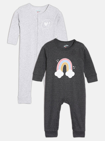 Broon Infant Baby Organic Cotton Full Sleeve Sleepsuit