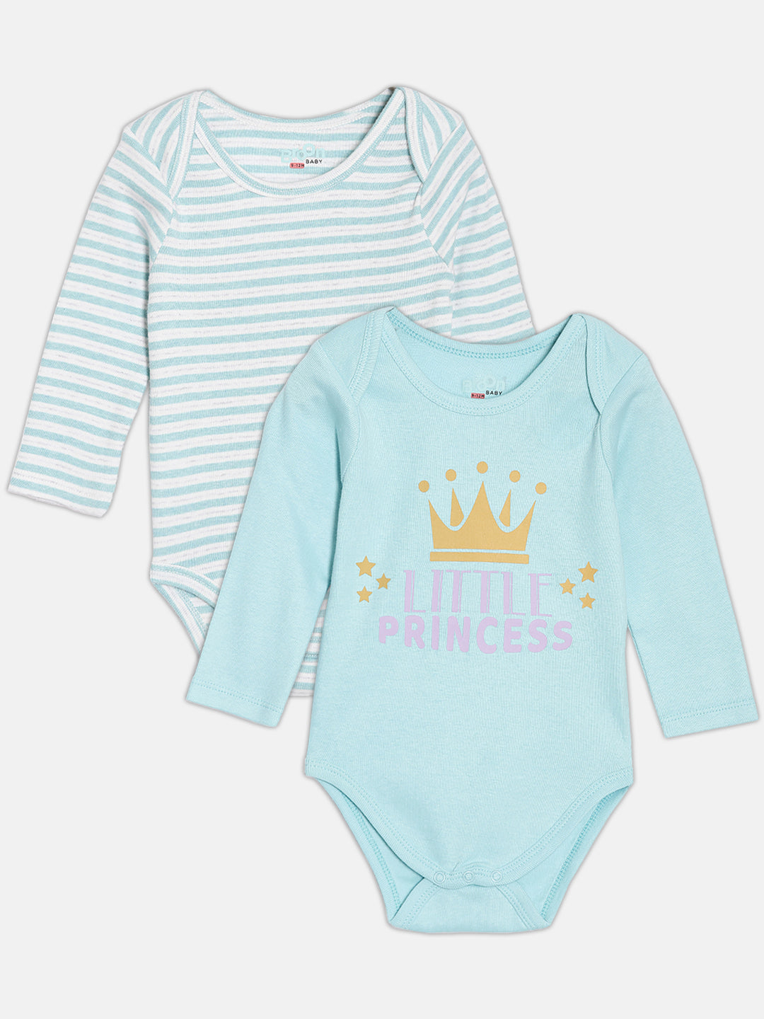 Broon Infant Baby Organic Cotton Short Sleeve Rompers