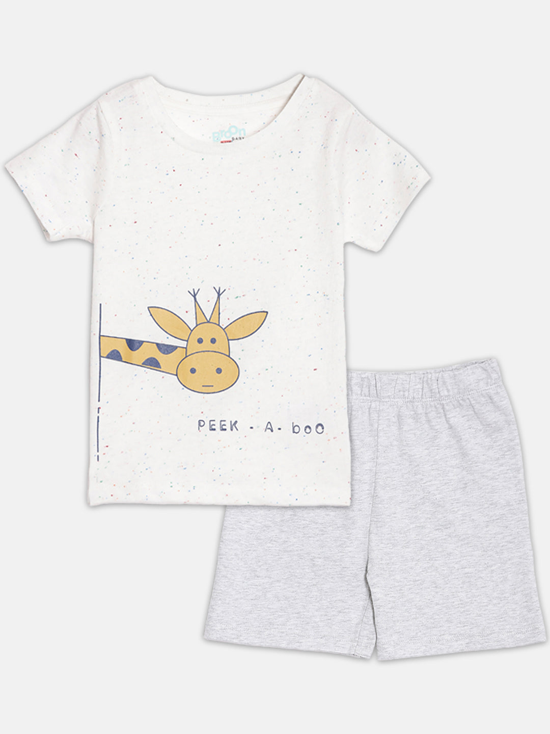 Broon Infant Baby Organic Cotton  T-shirt & Shorts