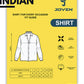 Men's Navy Blue Solid Full Sleeve Slim Fit Casual Shirt