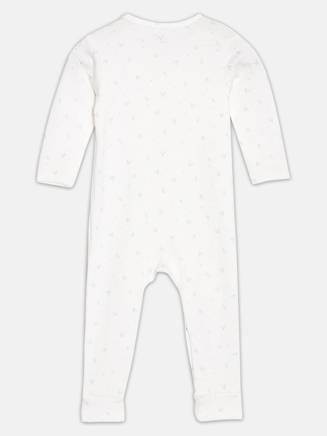 Broon Infant Baby Organic Cotton Full Sleeve Sleepsuit