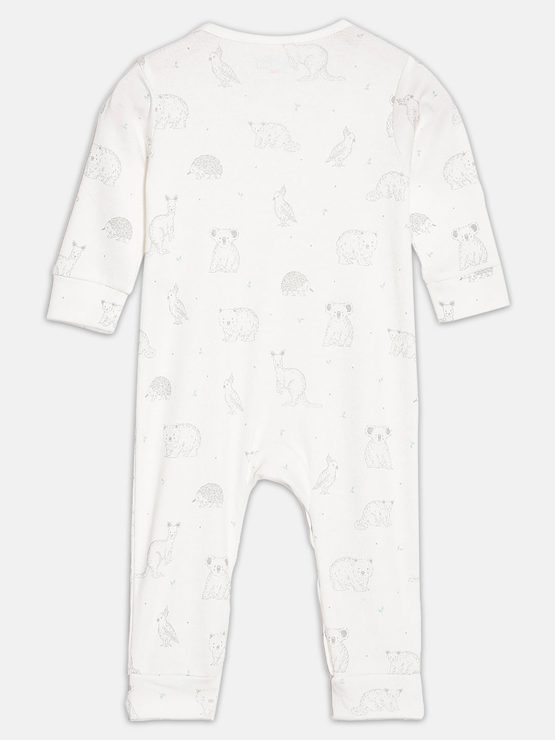 Broon Infant Baby Organic Cotton Full Sleeve Sleepsuit