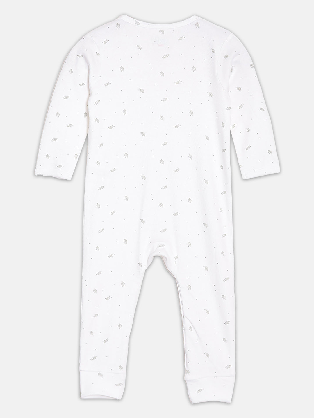 Broon Infant Baby Organic Cotton Full Sleeve Sleepsuit