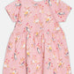 Broon Infant Baby Organic Cotton Short Sleeve Girls Dress