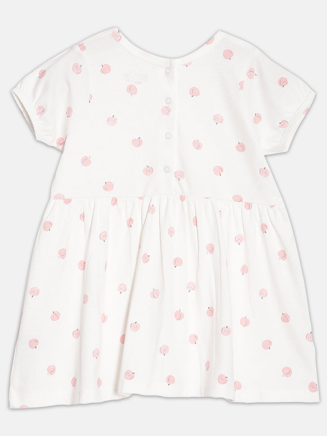 Broon Infant Baby Organic Cotton Short Sleeve Girls Dress