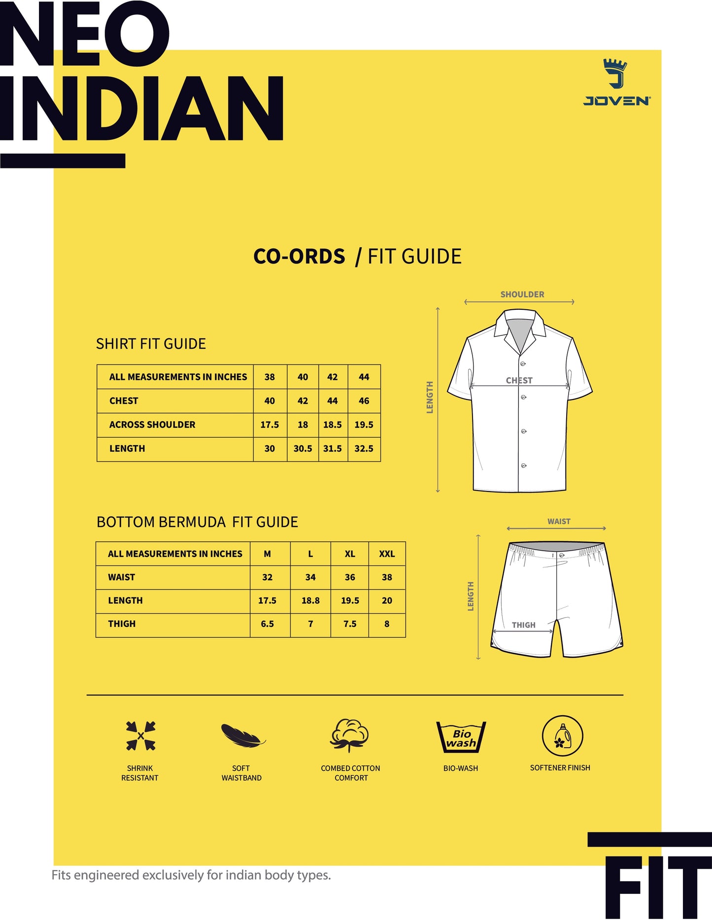 STAY YOUNG JOVEN MEN CO-ORDINATED SET