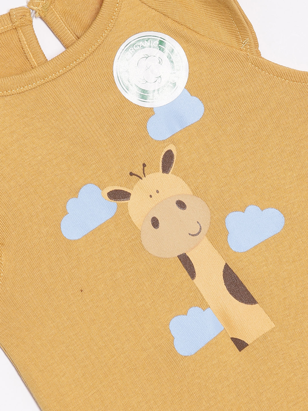 Broon Infant Baby Organic Cotton Short Sleeve Rompers